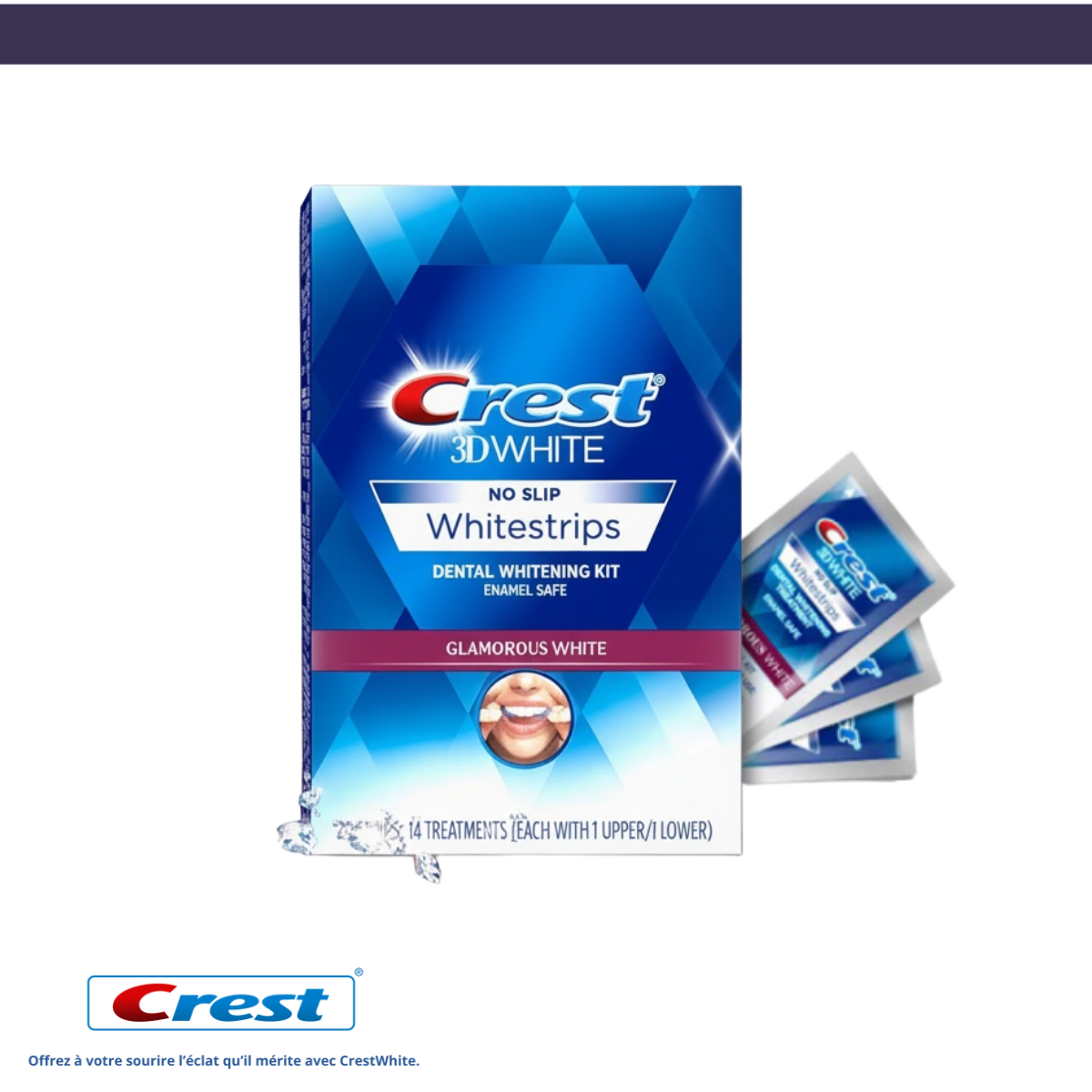 Crest 3D Whitestrips Glamorous Effects – Teeth Whitening